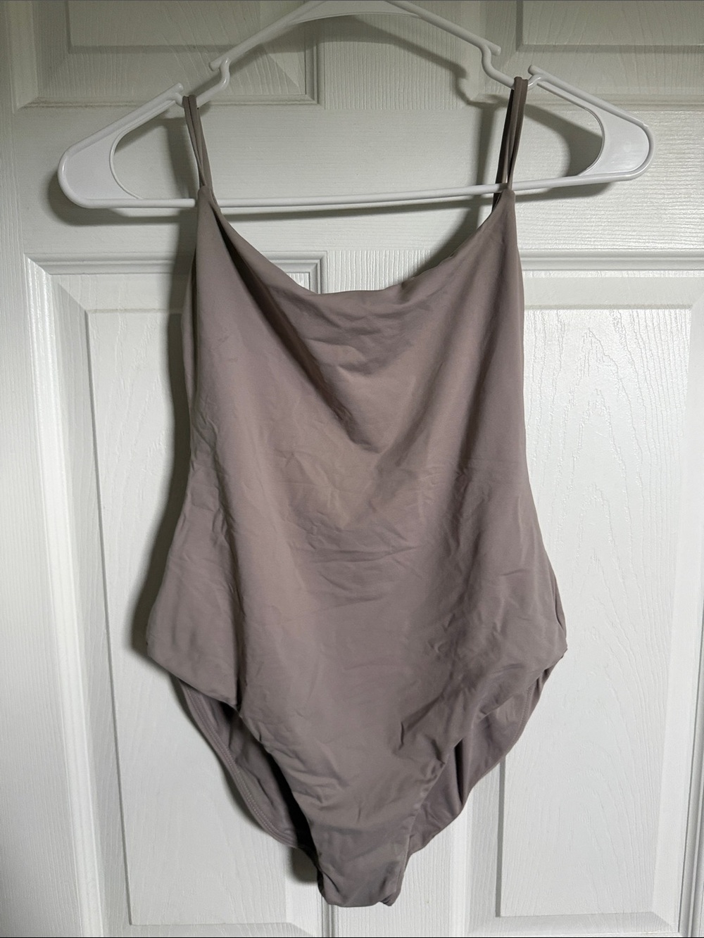 Andie Swim One-Piece Swimsuit — Taupe